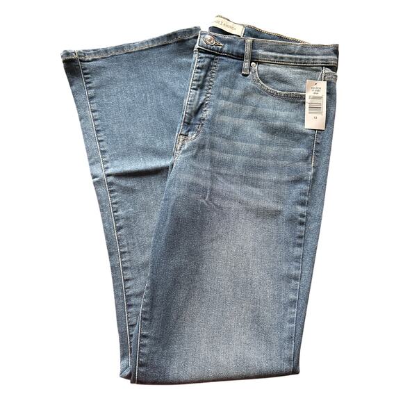 Vintage X America Womens Blue Bootcut Jean Mid-rise Jeans 10 - Picture 2 of 5